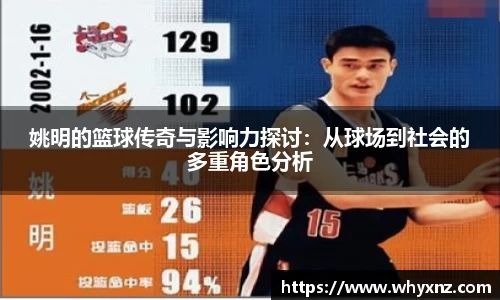 姚明的篮球传奇与影响力探讨：从球场到社会的多重角色分析