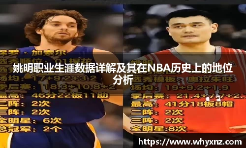 姚明职业生涯数据详解及其在NBA历史上的地位分析